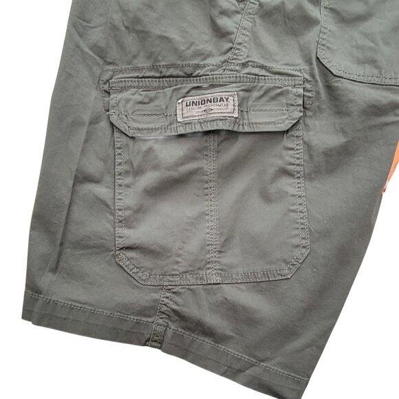 Union Bay Army Green Cargo Utility Shorts Men's Size 42 NEW NWT - Picture 5 of 11